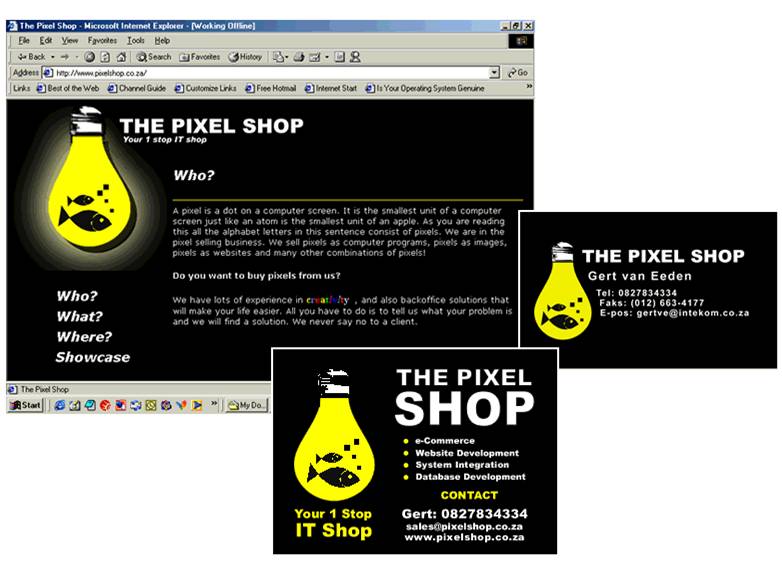 The Pixel Shop – Package