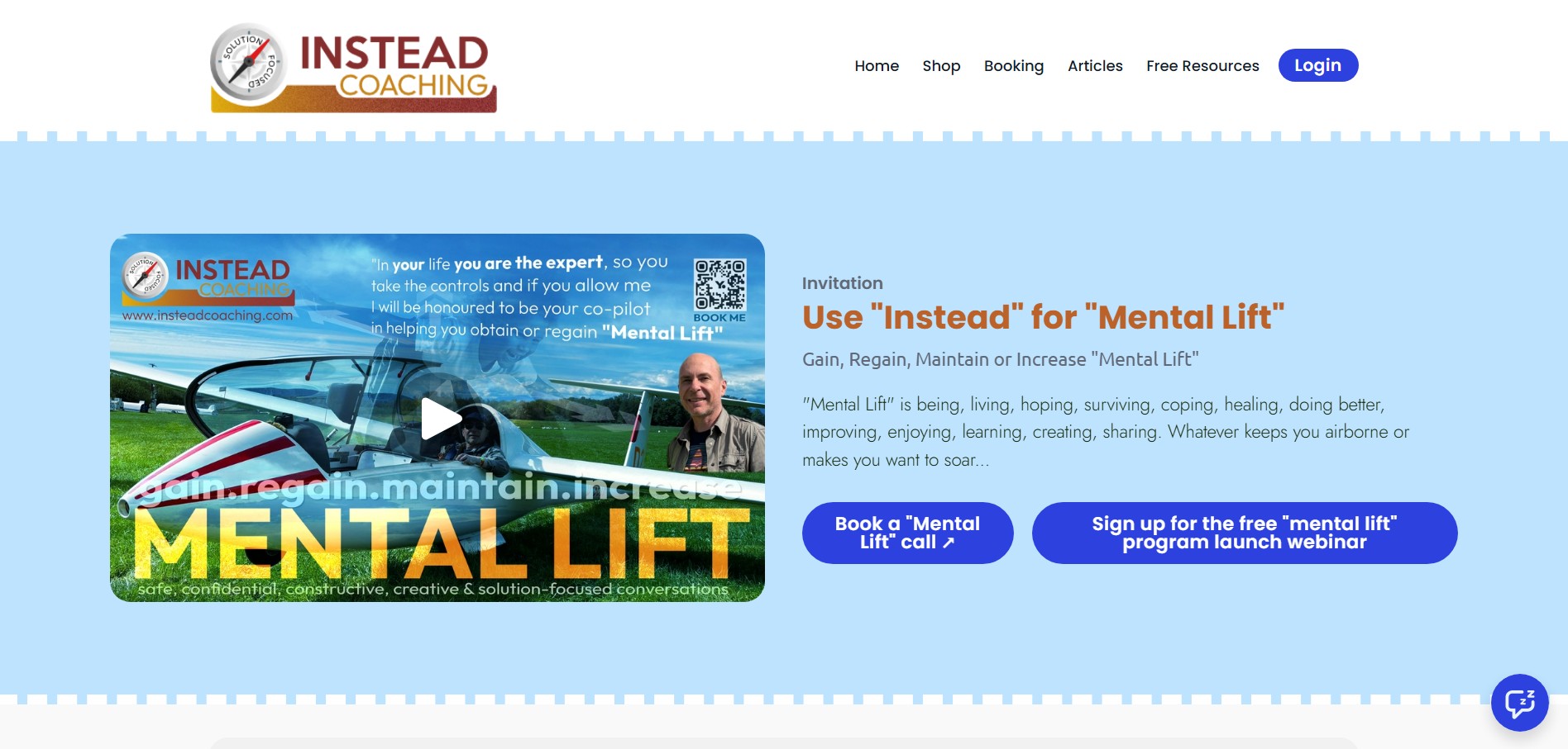 Instead coaching website