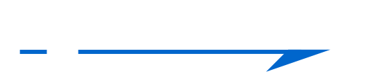 splitarrow logo with slogan with white text